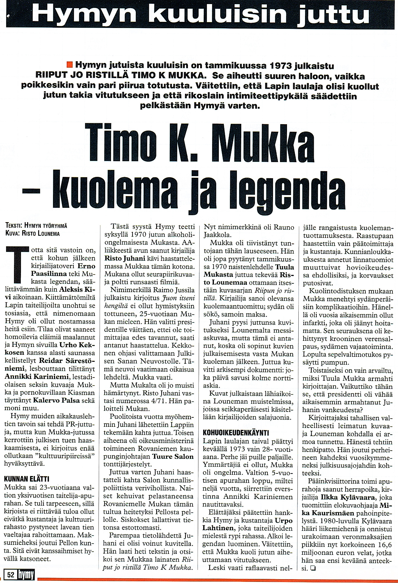 HYMY 1-2008 HYMY 1-2008